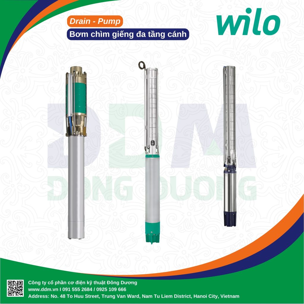 BƠM CHÌM GIẾNG WILO XIRO SP