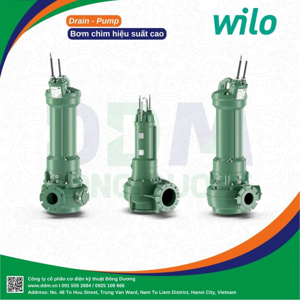 Wilo Rexa Supra - Bơm chìm Wilo công nghệ hiệu suất cao
