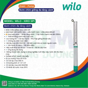 BƠM CHÌM GIẾNG WILO XIRO SP