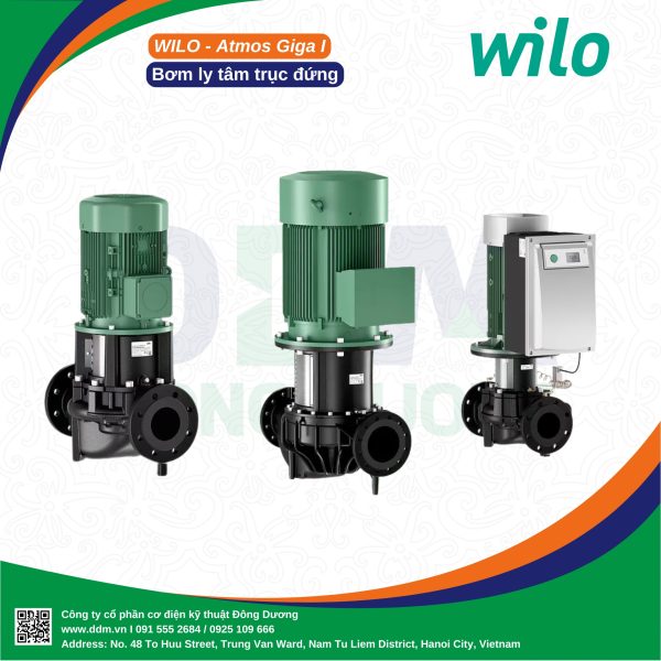 BƠM TRỤC ĐỨNG WILO ATMOS GIGA I